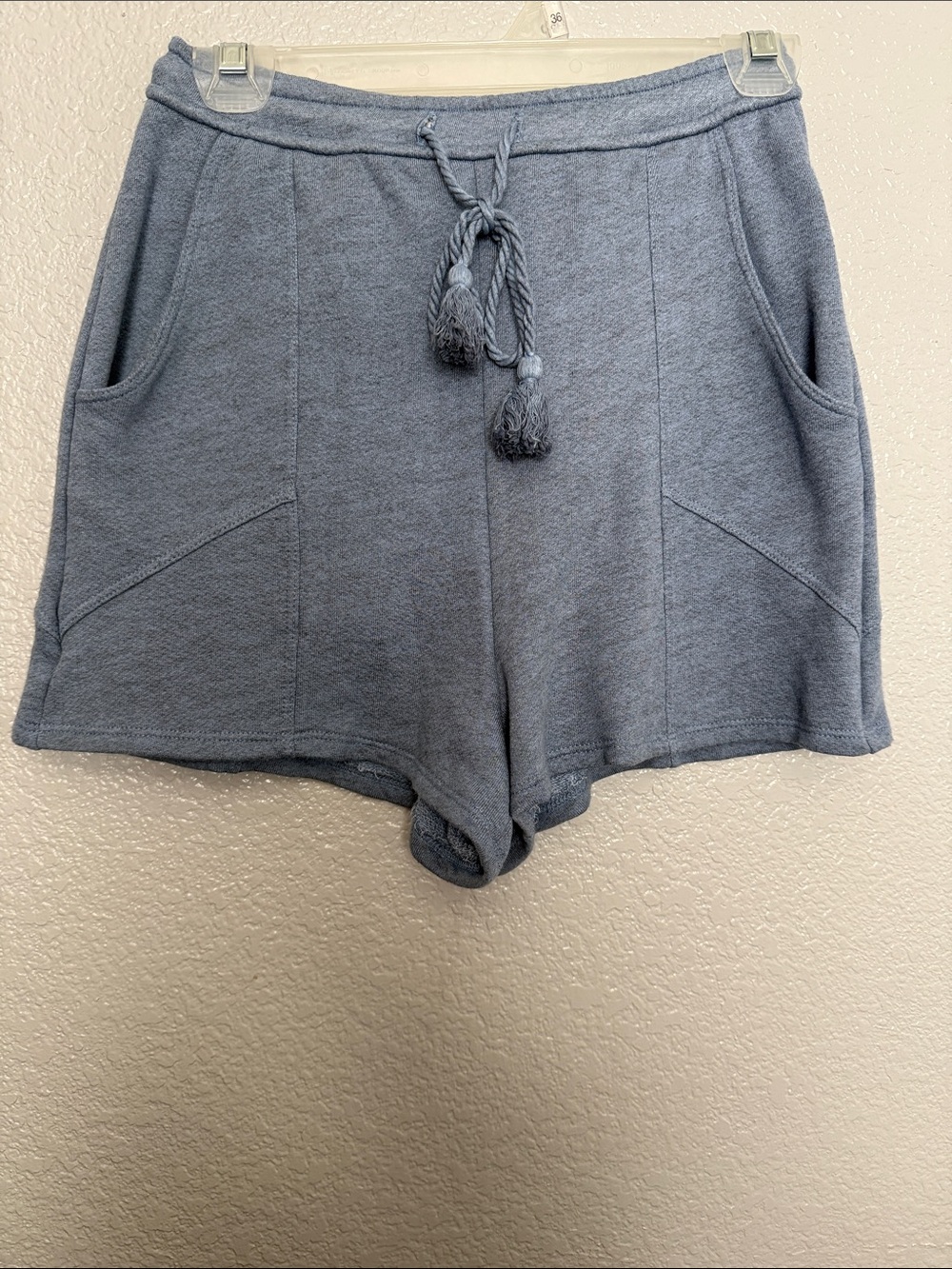 Lovers + Friends Light Blue Terry Pullover